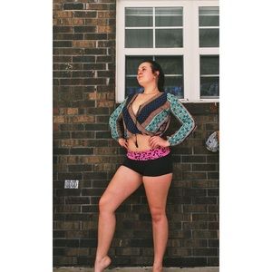 Hollister Cross Crop Top